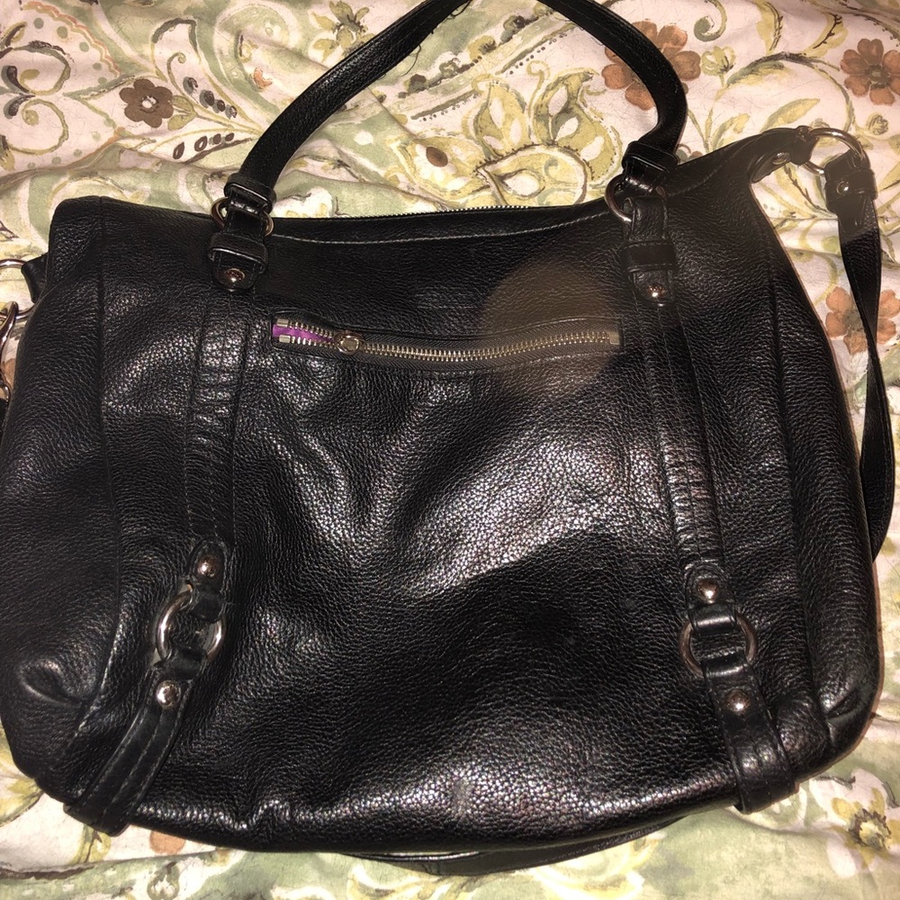 Large Leather Coach Tote Bag